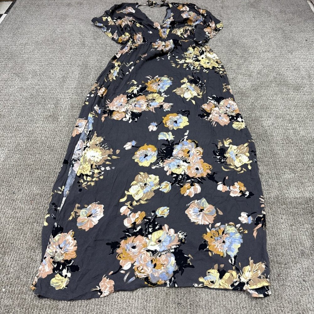 Love Stitch Dress Multicolored Floral Short Sleeve Women’s Size Medium/Large - Picture 10 of 11